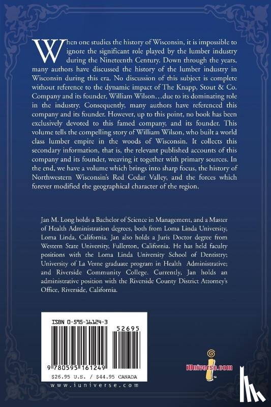 Long, Jan M - The Footprints of a Wisconsin Lumber Executive
