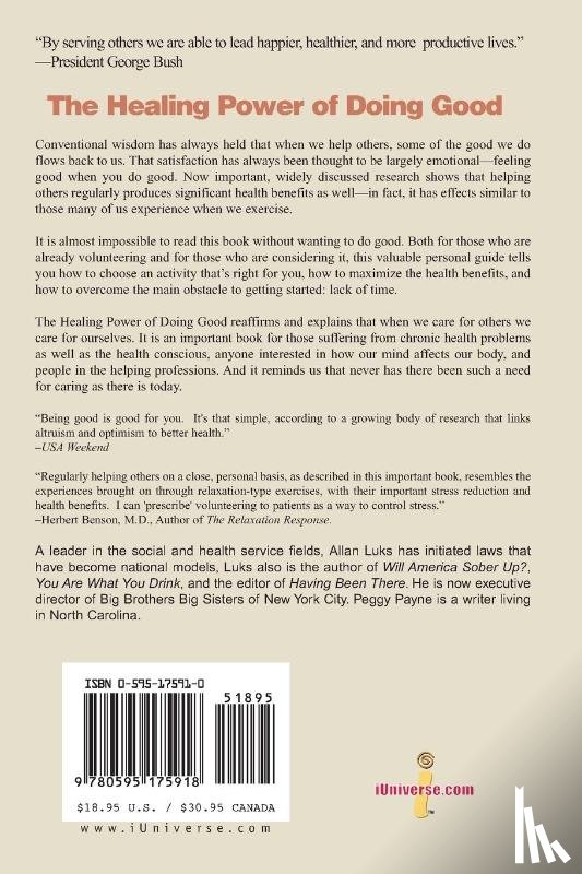 Luks, Allan - The Healing Power of Doing Good
