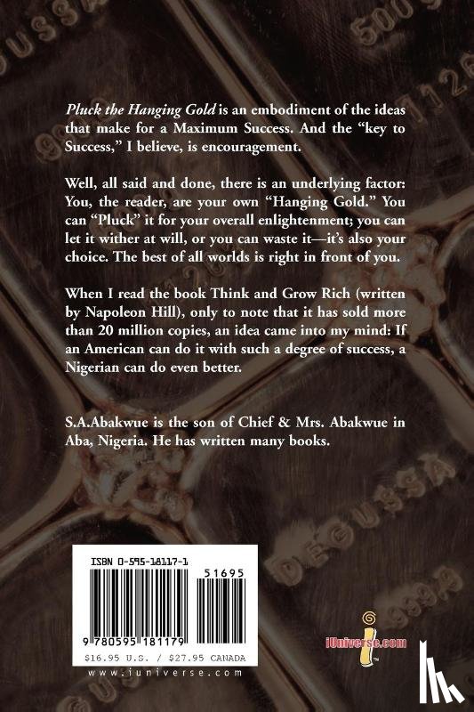 Abakwue, S a - Pluck the Hanging Gold