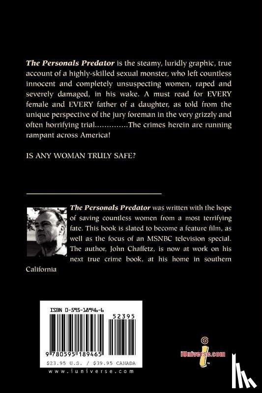 Chaffetz, John - The Personals Predator