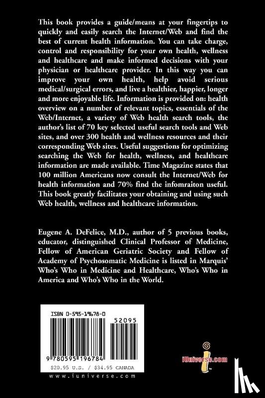 DeFelice, Eugene a - Web Health Information Resource Guide