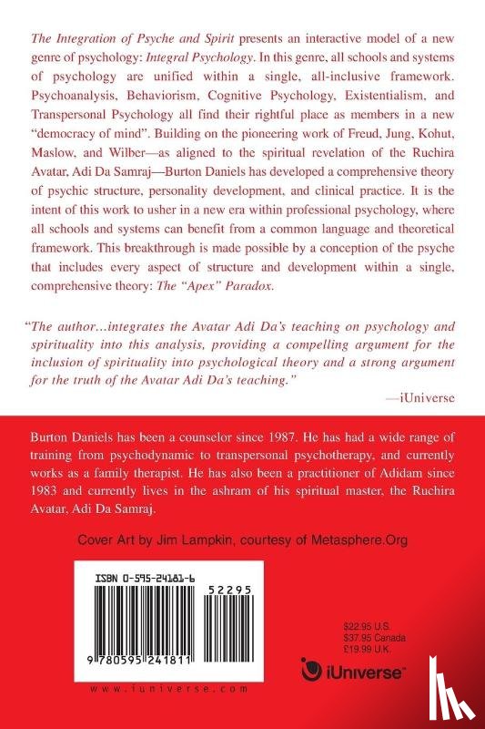 Daniels, Burton - The Integration of Psyche and Spirit