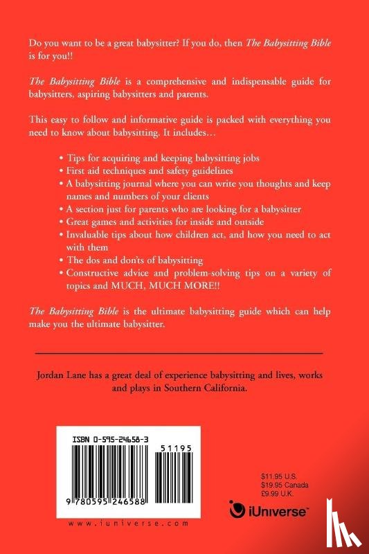 Lane, Jordan - The Babysitting Bible