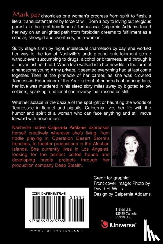 Addams, Calpernia Sarah - Mark 947