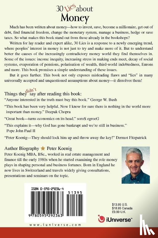 Koenig, Peter - 30 Lies About Money