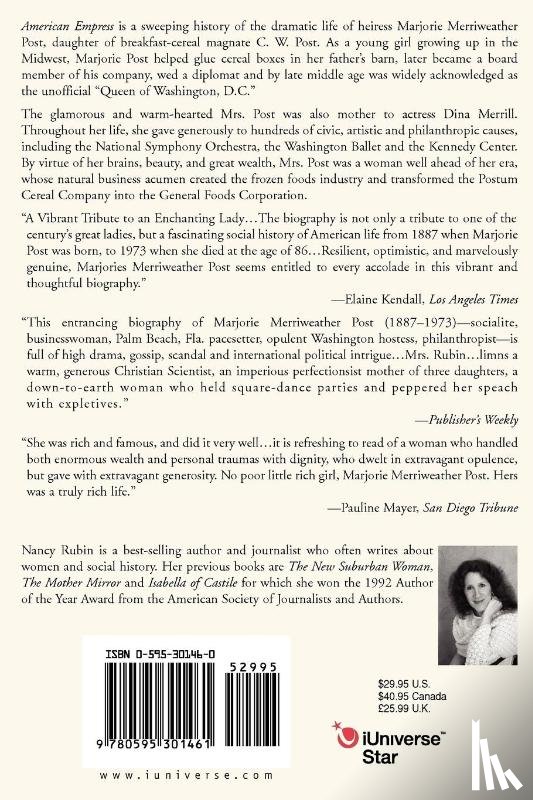 Stuart, Nancy Rubin - American Empress