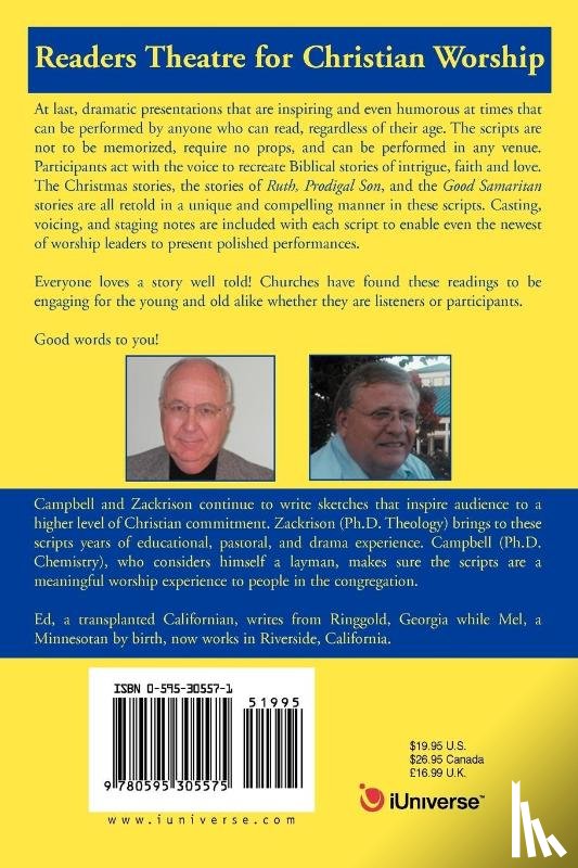 Campbell, Melvin, Zackrison, Edwin - Readers Theatre for Christian Worship