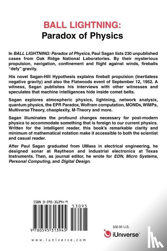 Sagan, Paul - Ball Lightning