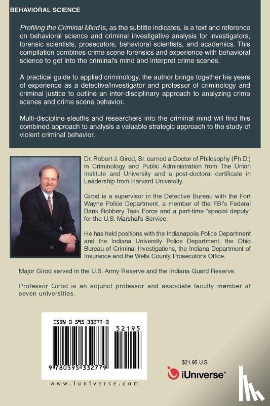 Girod, Dr Robert J - Profiling The Criminal Mind