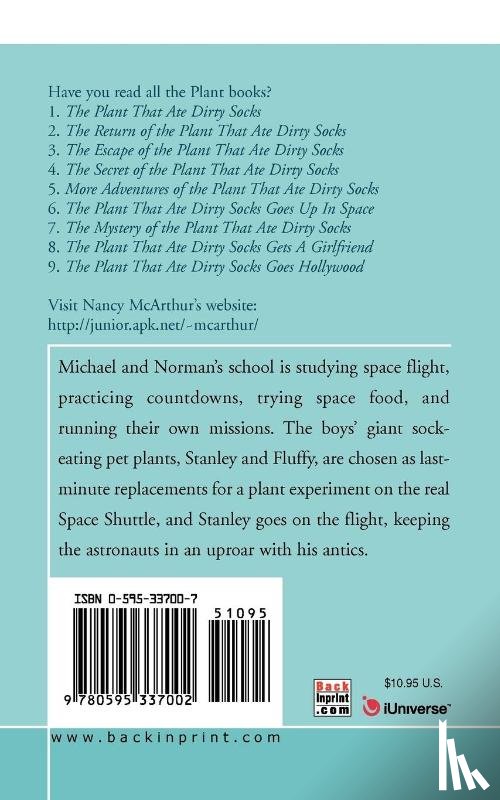 McArthur, Nancy - The Plant That Ate Dirty Socks Goes Up in Space