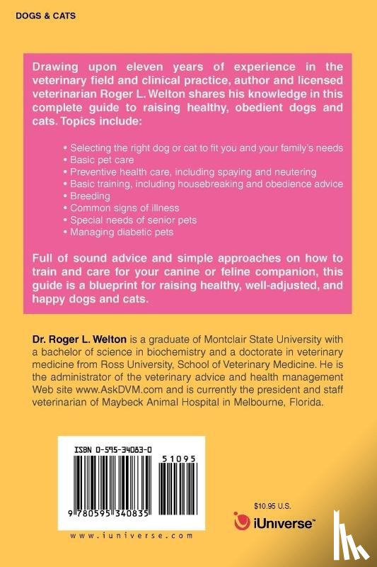 Welton D V M, Roger L - Canine and Feline 101