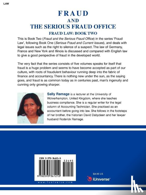 Ramage, Sally (Editor of The Criminal Lawyer) - Fraud and the Serious Fraud Office