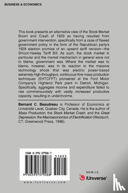 Beaudreau, Bernard C - How the Republicans Caused the Stock Market Crash of 1929