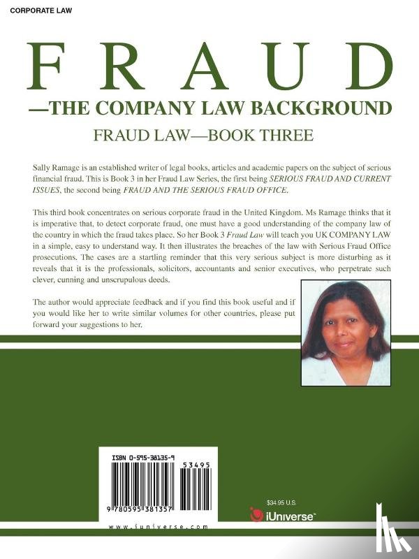 Ramage, Sally (Editor of The Criminal Lawyer) - Fraud--The Company Law Background