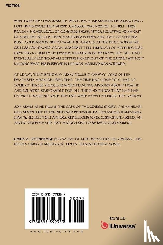 Detherage, Chris A - The Lost Book of Adam