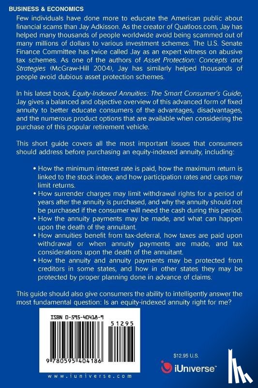 Adkisson Jd, Jay D - Equity-Indexed Annuities
