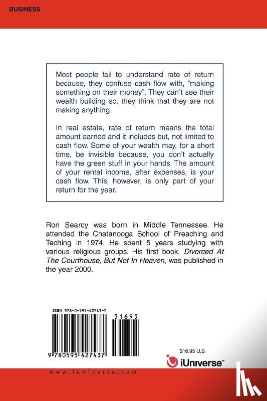 Searcy, Ron - Why No Money Down Real Estate Really Does Work