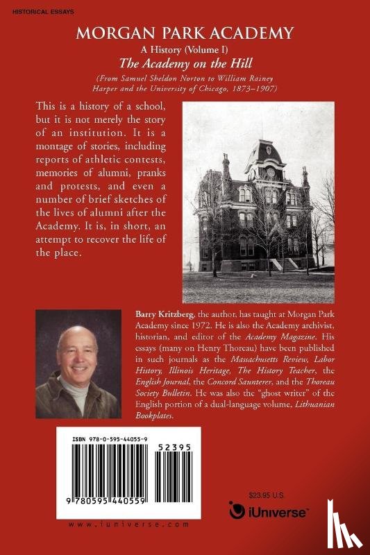 Kritzberg, Barry - Morgan Park Academy