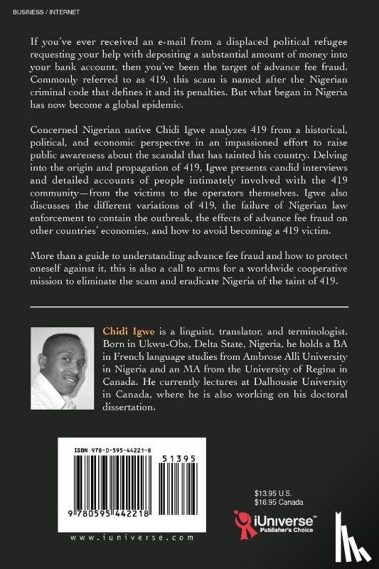 Igwe, Chidi Nnamdi - Taking Back Nigeria from 419