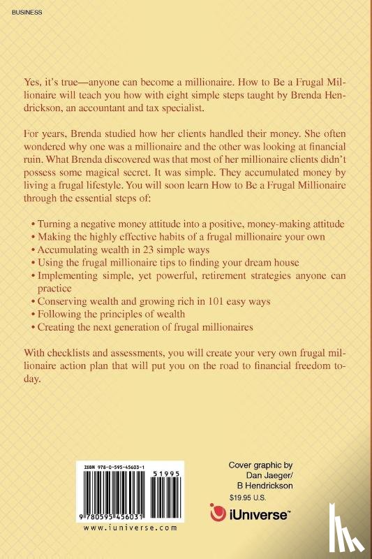 Hendrickson, Brenda - How to Be a Frugal Millionaire
