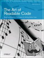 Boswell, Dustin - Art of Readable Code