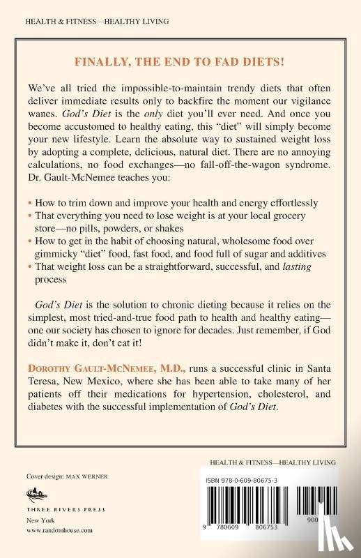 Gault-McNemee, Dr. Dorothy - God's Diet