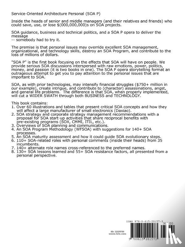Howell-Barber, H. - Service-Oriented Architecture - Personal Management Thoughts - A SOA P Opera