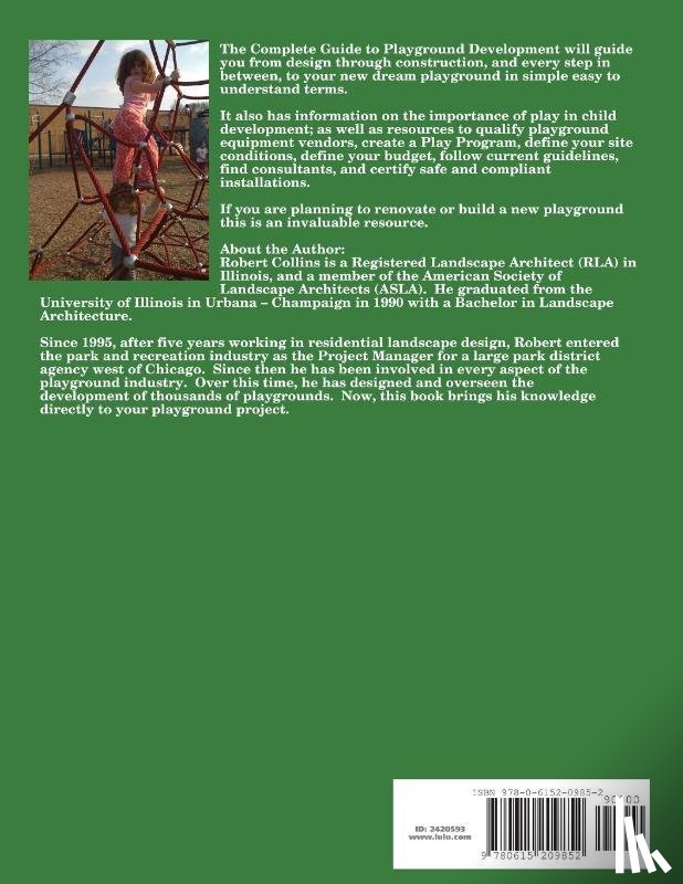 Collins, Robert - THE Complete Guide to Playground Development