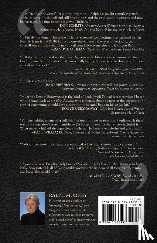 Murphy, Ralph J - Murphy's Laws of Songwriting