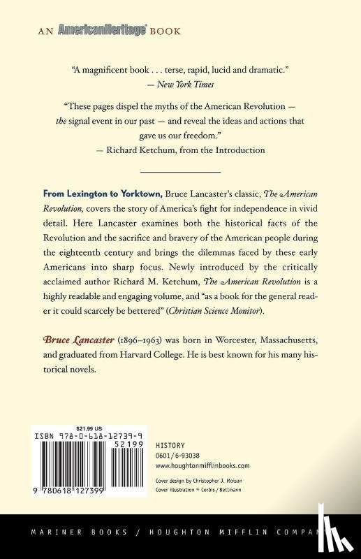 Lancaster, Bruce, Plumb, J. H. - The American Revolution