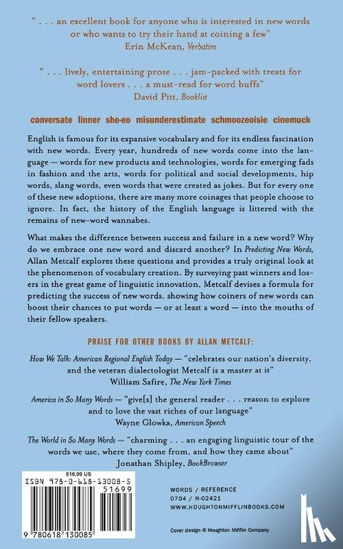 Metcalf, Allan A. - Predicting New Words