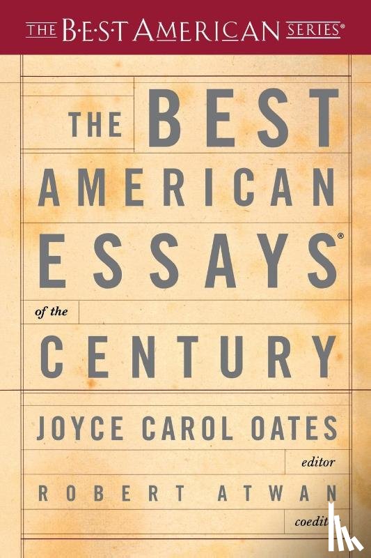 Oates, Joyce Carol - The Best American Essays Of The Century