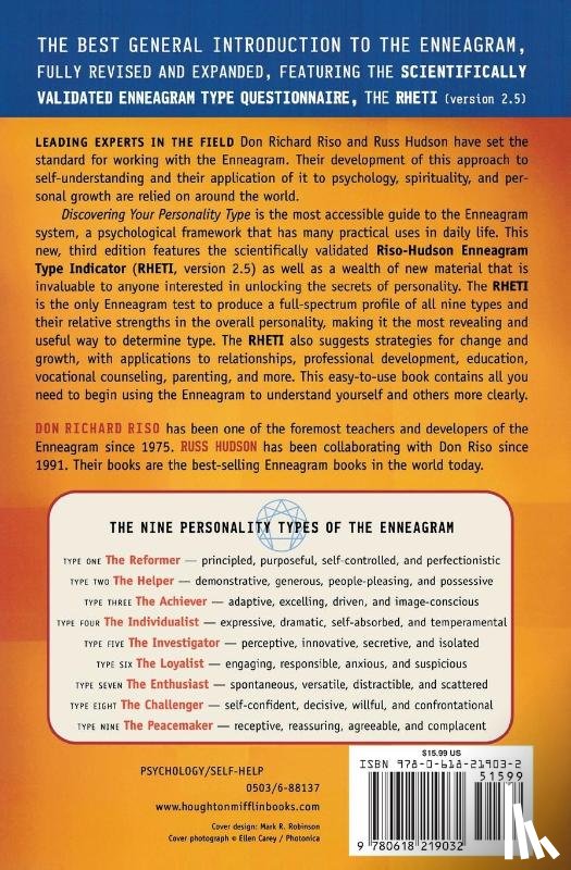 Riso, Don Richard, Hudson, Russ - Discovering Your Personality Type