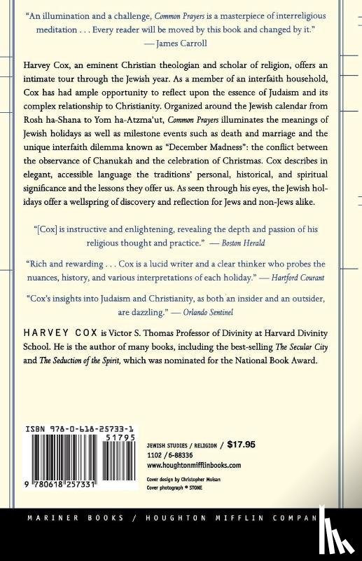 Cox, Harvey - Common Prayers