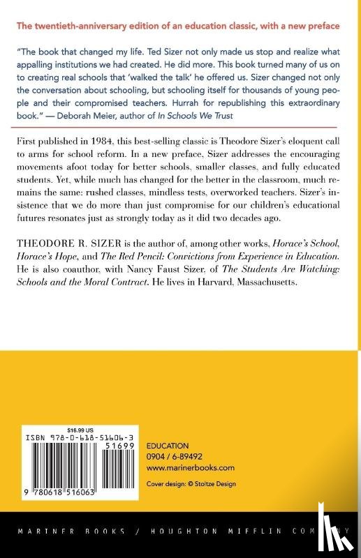 Sizer, Theodore - Horace's Compromise