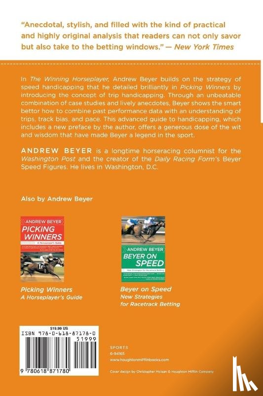 Beyer, Andrew - The Winning Horseplayer