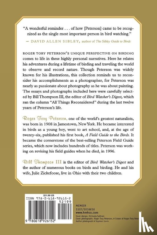 Peterson, Roger Tory - All Things Reconsidered