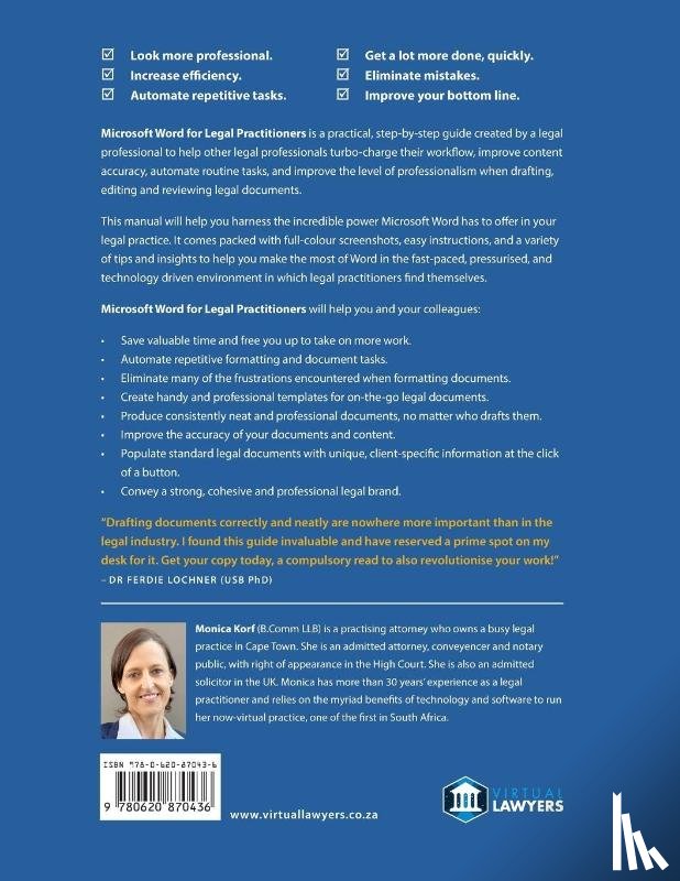 Korf, Monica - Microsoft Word for Legal Practitioners