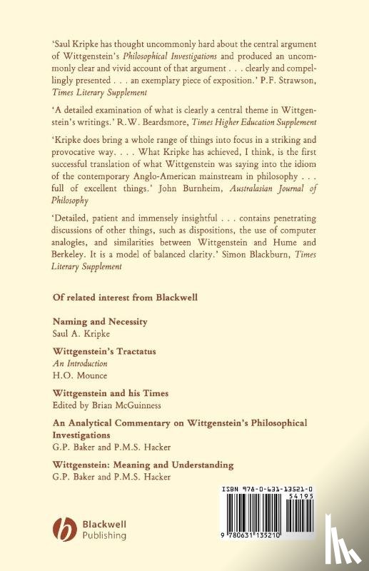 Kripke, Saul A. - Wittgenstein on Rules and Private Language