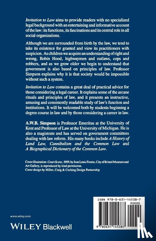 Simpson, A. W. B. - Invitation to Law