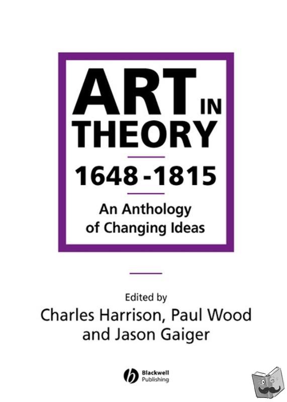  - Art in Theory 1648-1815