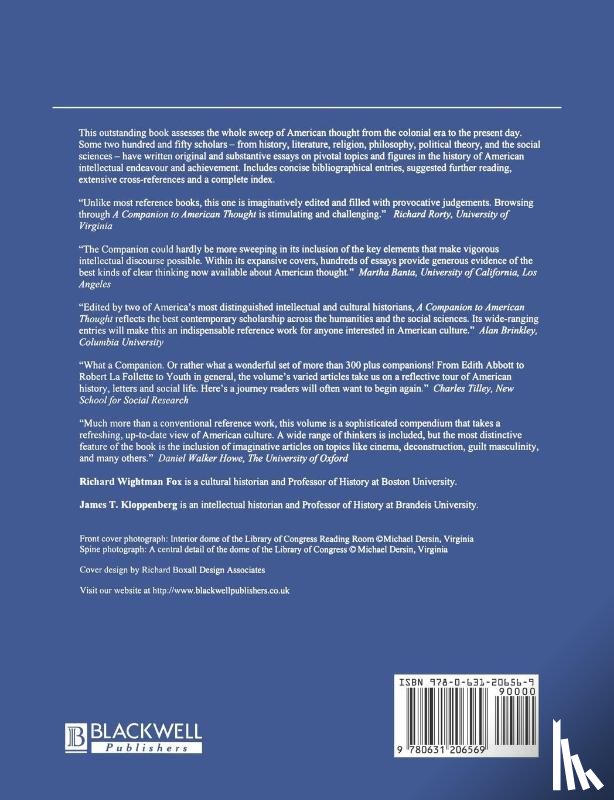  - A Companion to American Thought