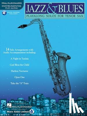 Hal Leonard Corp - Jazz & Blues - Play-Along Solos - Tenor Sax Book/Online Audi