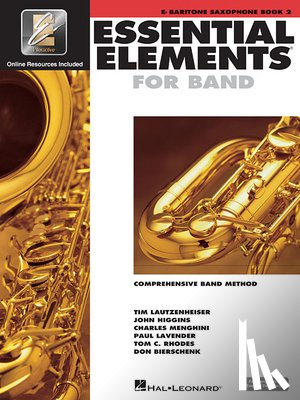Various - Essential Elements for Band Book 2 with Eei Baritone Saxophone Method Book Concert Band Sheet Music and Online Audio Hal Leonard Beginner and Intermed