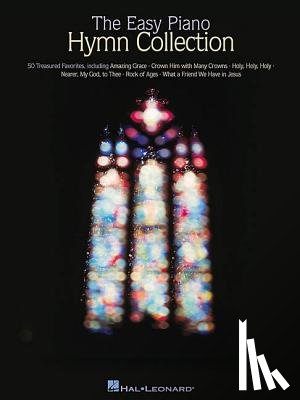 Hal Leonard Corp - The Easy Piano Hymn Collection Easy Piano Songbook 50 Classic Hymns for Worship and Church Hal Leonard Sheet Music for Beginners and Intermediate Pian