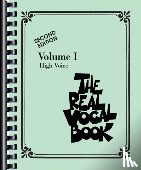 Hal Leonard Corp - The Real Vocal Book - Volume I - Second Edition