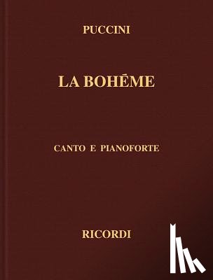 Puccini, Giacomo - La Boheme: Canto E Pianoforte