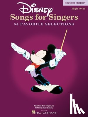 Hal Leonard Corp - Disney Songs For Singers