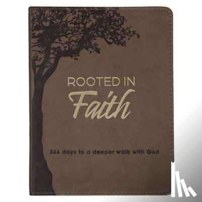 Christian Art Gifts - Devotional Rooted in Faith Faux Leather