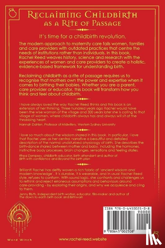 Reed, Rachel - Reclaiming Childbirth as a Rite of Passage